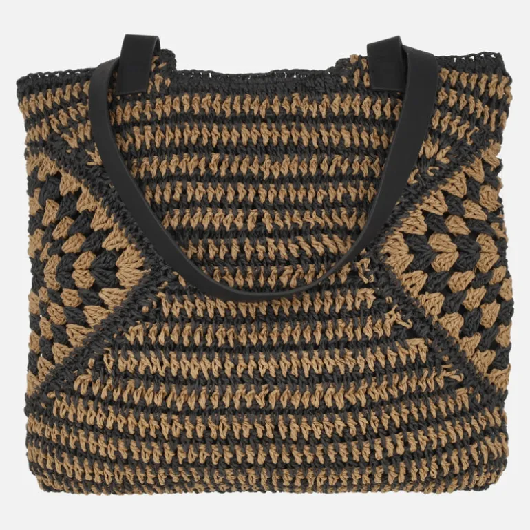 Bolsos estilo shopper en rafia trenzada Dade