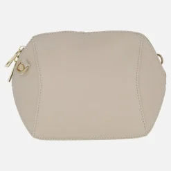 Bolsos geométricos de piel con asa bandolera
