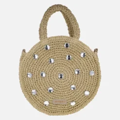 Bolsos joya en rafia con asa bandolera Muscoda