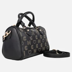Bolsos mini bowling con letras y corazones en tachas doradas Noco
