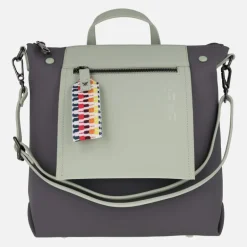 Bolsos mochila Pepe Moll en combinado gris - menta