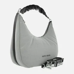 Bolsos para hombro en tejido con asa trenzada y bandolera