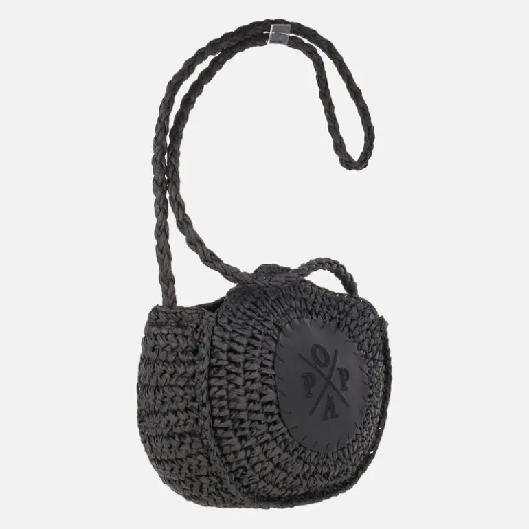 Bolsos redondos de rafia Popa Leticia