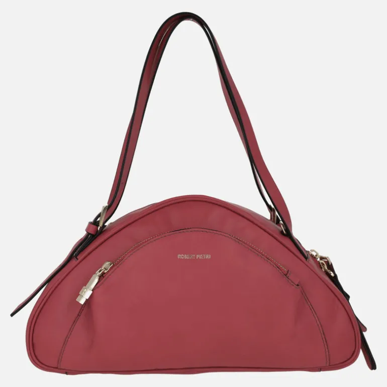 Bolsos triangulares Banana en piel roja