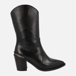 Botas Alpe Alina de media caña en piel negra