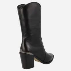 Botas Alpe Alina de media caña en piel negra