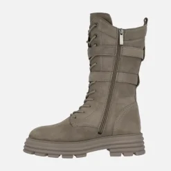 Botas altas de cordones con detalle de hebillas Terens