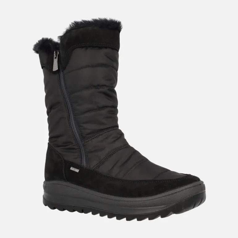 Botas bajas de Gore-tex en tejido nylon y piel serraje