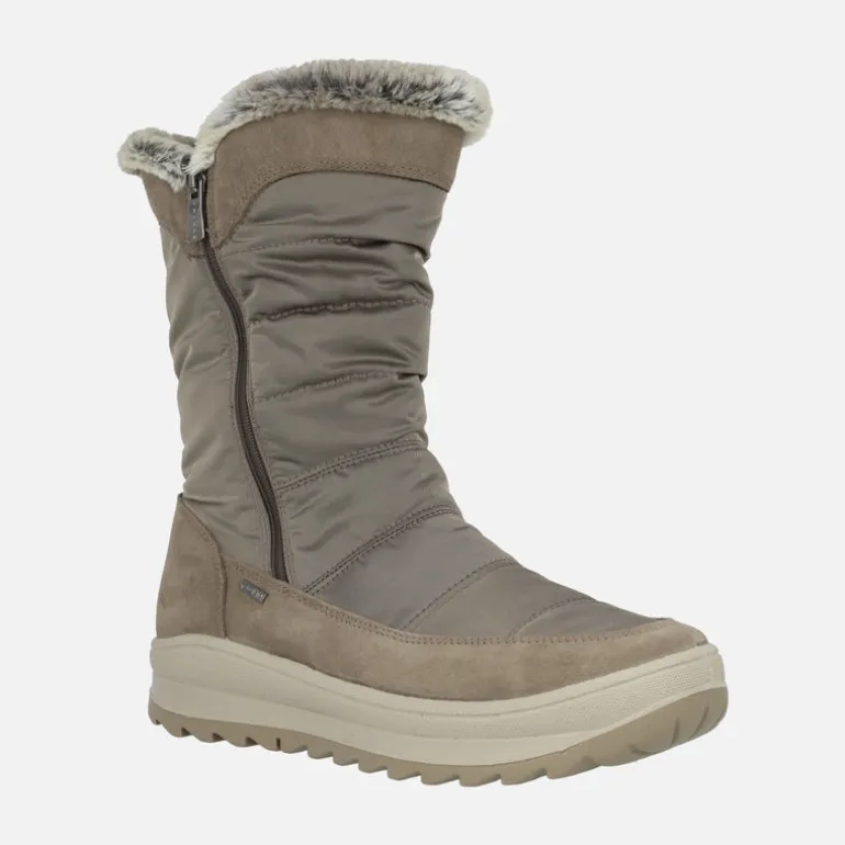 Botas bajas de Gore-tex en tejido nylon y piel serraje