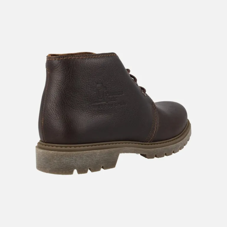 Botas bajas Panama en piel napa grass castaño waterproof para hombre