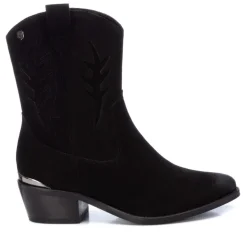 Botas cowboy bajas para mujer con troquelado
