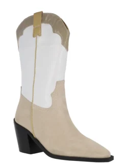 Botas cowboy combinadas con tacón alto Erin