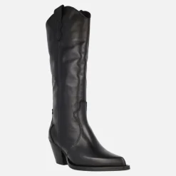 Botas cowboy negras de caña alta Vendome