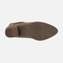 Botas cowboy Teo de piel con caña arrugada