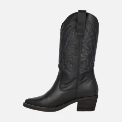 Botas cowboy Teo de piel con bordados
