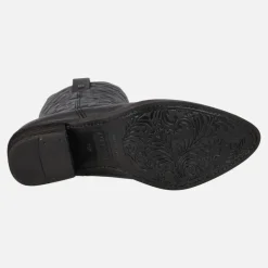 Botas cowboy Teo de piel con bordados