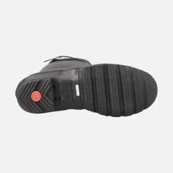 Botas de agua Hunter Orginal tall LG Bkstrp black con logo trasero