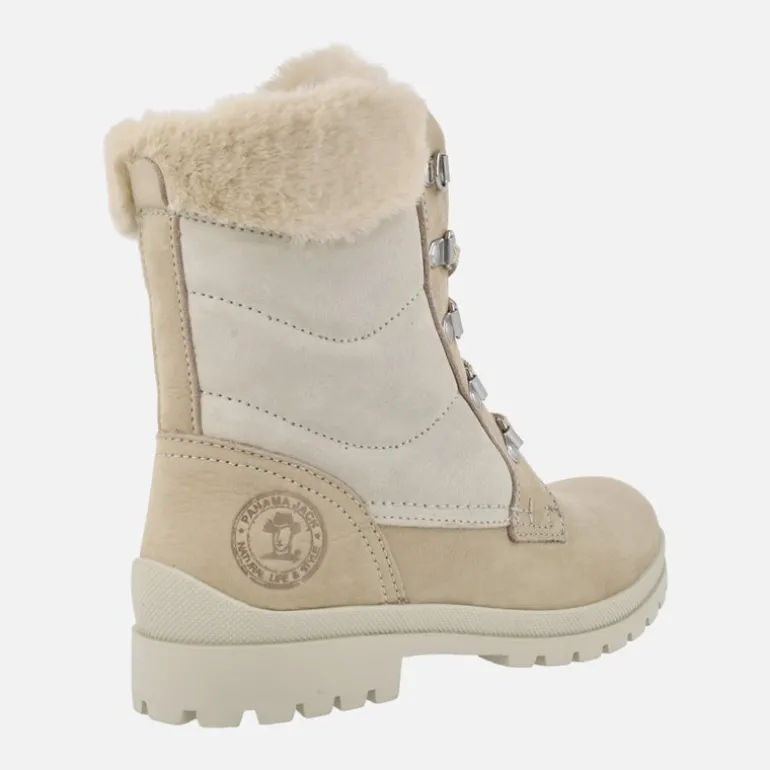 Botas de cordones con forro de pelo Panama jack Tuscani