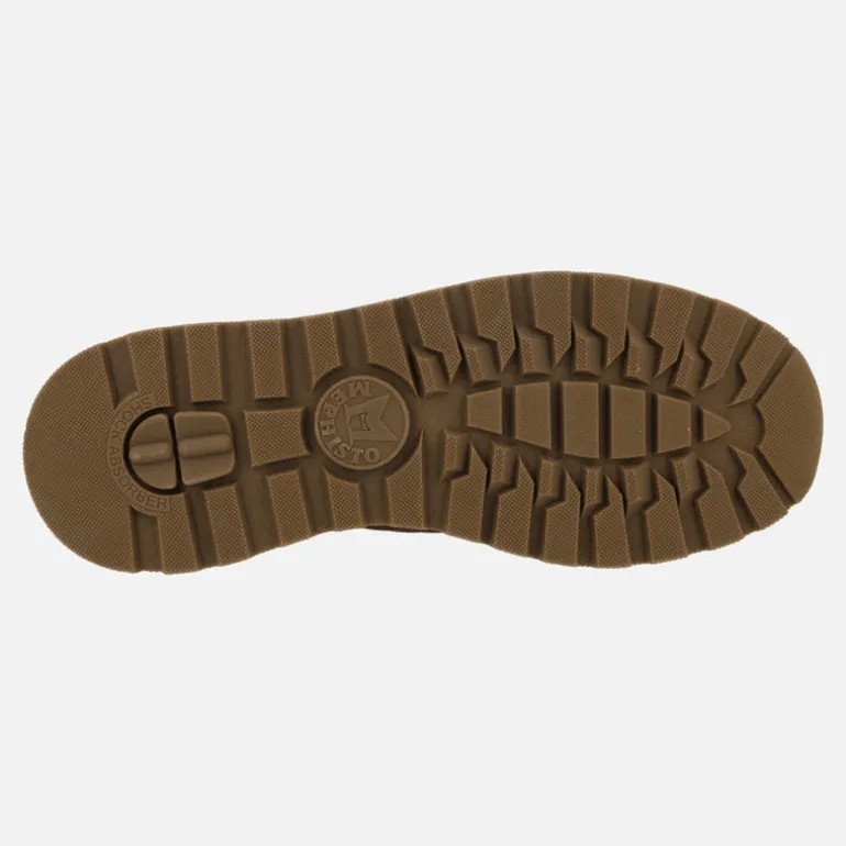 Botas de cordones para hombre en combinado marrón Ninio Velsport brown