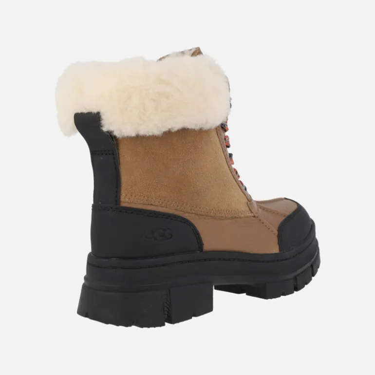 Botas de cordones para mujer Ugg Ashton Addie Chesnut
