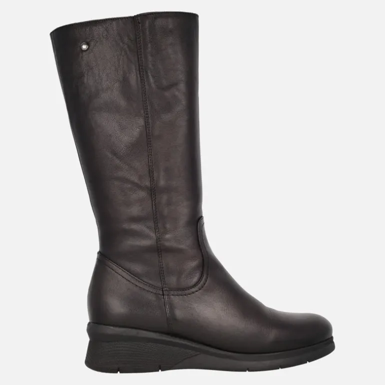 Botas de piel con caña alta Kaola