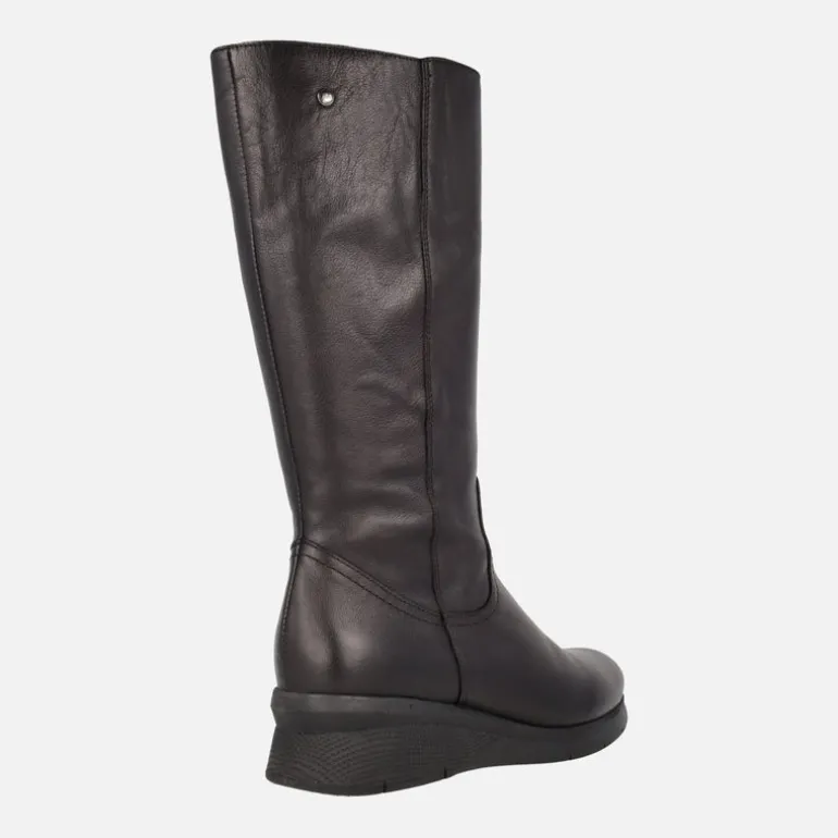 Botas de piel con caña alta Kaola