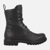Botas de piel con cordones y forro de pelo Frisia