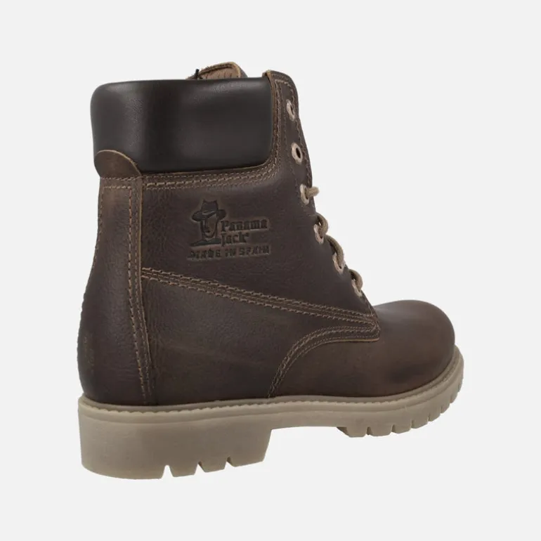 Botas de piel con cordones Panama 03 para mujer