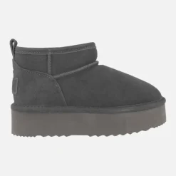 Botas de serraje con doble suela y forro de lana Glen