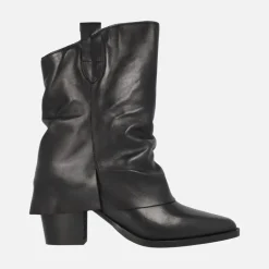 Botas de tacón Tiny con caña baja y faldón