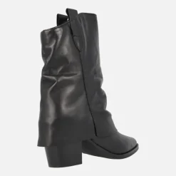 Botas de tacón Tiny con caña baja y faldón