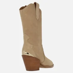 Botas estilo cowboy en serraje arena Alpe Vermont