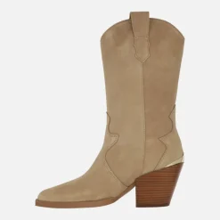 Botas estilo cowboy en serraje arena Alpe Vermont