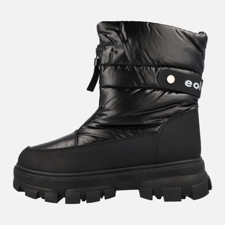 Botas Lena en nylon acolchado e hidrofugado con cremallera frontal