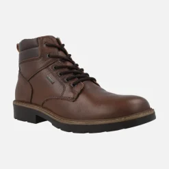 Botas marrones de piel para hombre con membrana Gore-tex