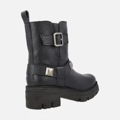 Botas moteras bajas Hispanitas Ashley negras