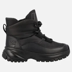 Botas negras impermeables con cordones Ugg Yose Puffer Lace