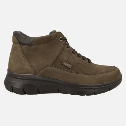 Botas para hombre en nobuck marrón con membrana Waterproof