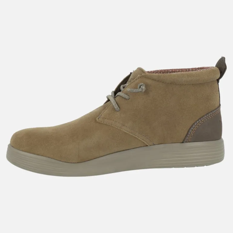 Botas para hombre Jo Suede en serraje con cordones elásticos