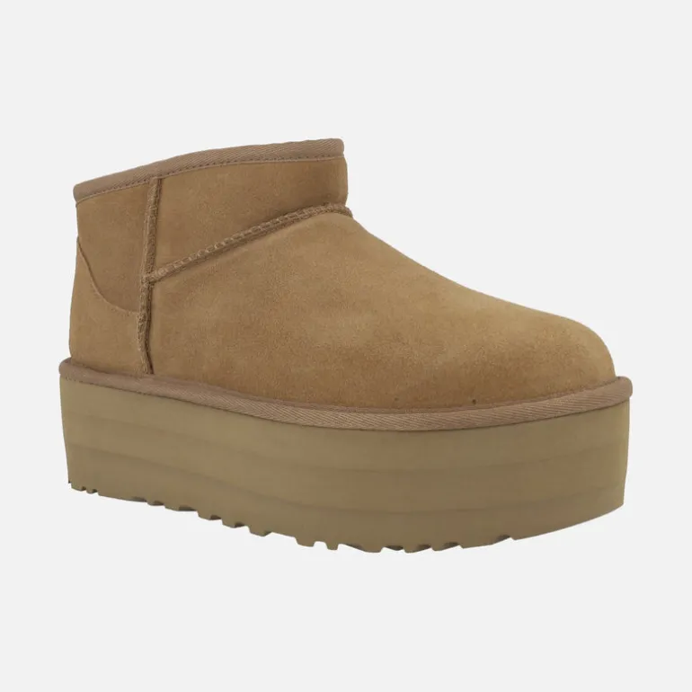 Botas Ugg Classic Ultra Mini Platform chesnut