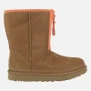 Botas Ugg con cremallera frontal Classic Short Zipper Tape Logo para mujer