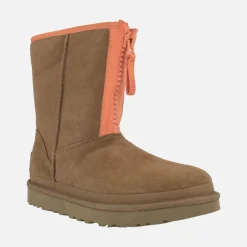 Botas Ugg con cremallera frontal Classic Short Zipper Tape Logo para mujer