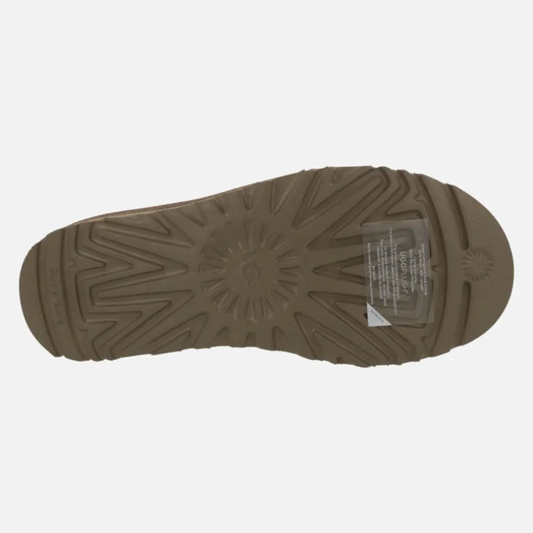 Botas Ugg con cremallera frontal Classic Short Zipper Tape Logo para mujer