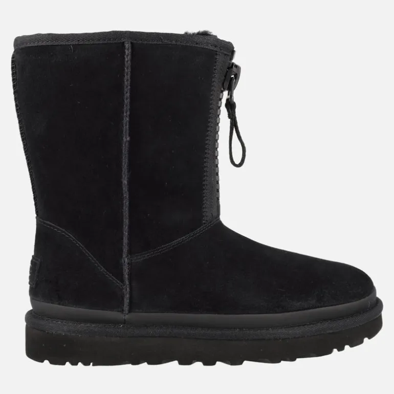 Botas Ugg con cremallera frontal Classic Short Zipper Tape Logo para mujer