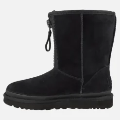 Botas Ugg con cremallera frontal Classic Short Zipper Tape Logo para mujer