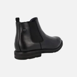 Botines chelsea para hombre en piel negra Aeroplane
