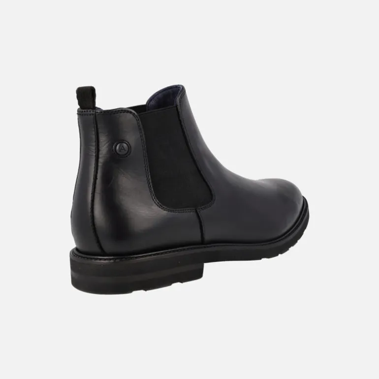 Botines chelsea para hombre en piel negra Aeroplane