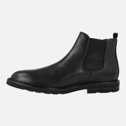 Botines chelsea para hombre en piel negra Aeroplane