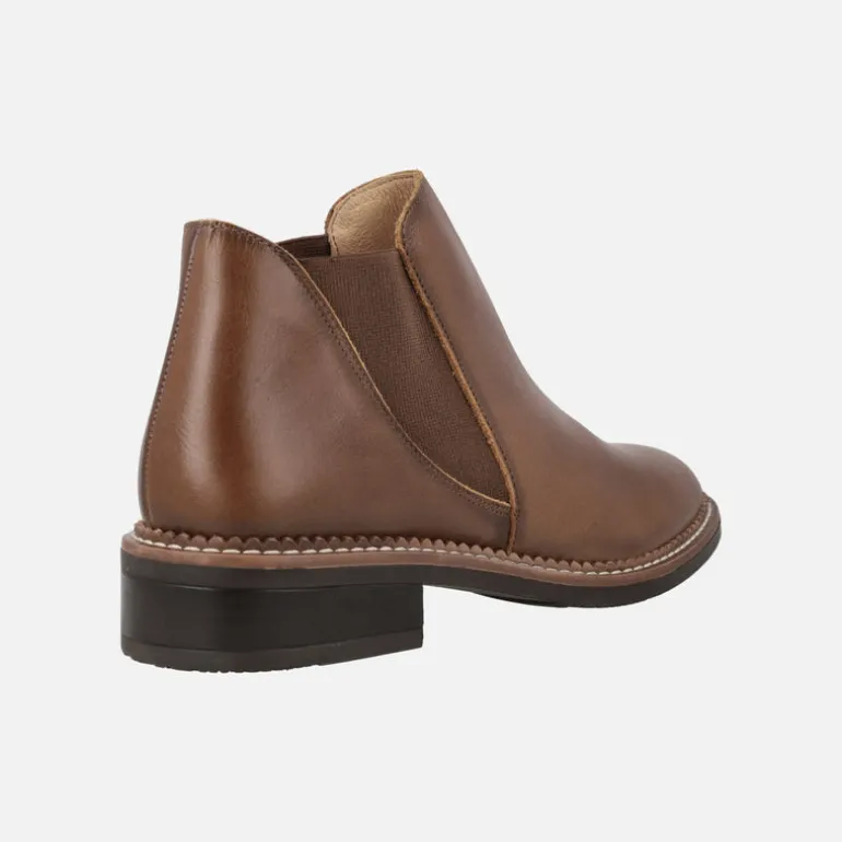 Botines Chelsea para mujer en Piel Cuero