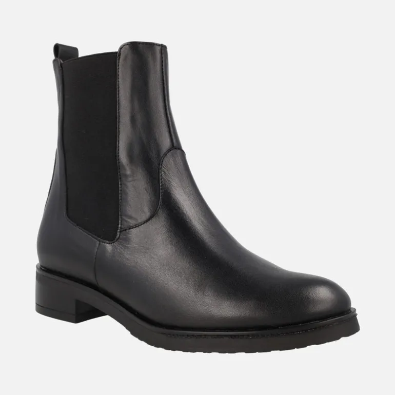Botines chelsea Wonders en piel negra
